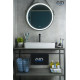 Раковина накладная Gid Nc9399 52225 белая / черная 60x34x11