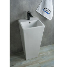 Раковина напольная Gid Nb147 81104 белая 34x33x85