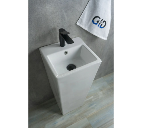 Раковина напольная Gid Nb147 81104 белая 34x33x85