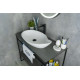 Раковина накладная Gid N9052 51116 белая 65x38x14