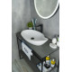 Раковина накладная Gid N9052 51116 белая 65x38x14