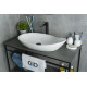 Раковина накладная Gid N9052 51116 белая 65x38x14