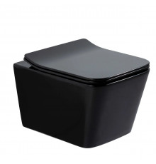 Подвесной унитаз GID Tr2144BL 62224Y черная глянцевая 52x36x33.5
