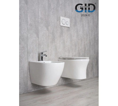 Подвесной унитаз GID Tr2101 62232Y белый 49x36x36