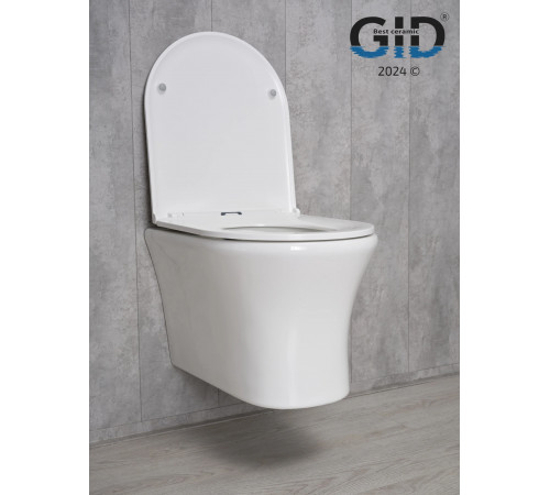 Подвесной унитаз GID Tr2101 62232Y белый 49x36x36