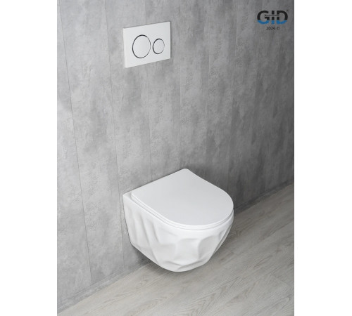Подвесной унитаз GID Tornado Tr2196TFX 62263Y белый 49x35.5x34