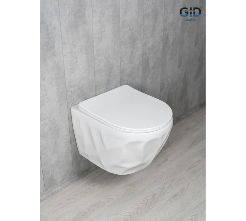 Подвесной унитаз GID Tornado Tr2196TFX 62263Y белый 49x35.5x34