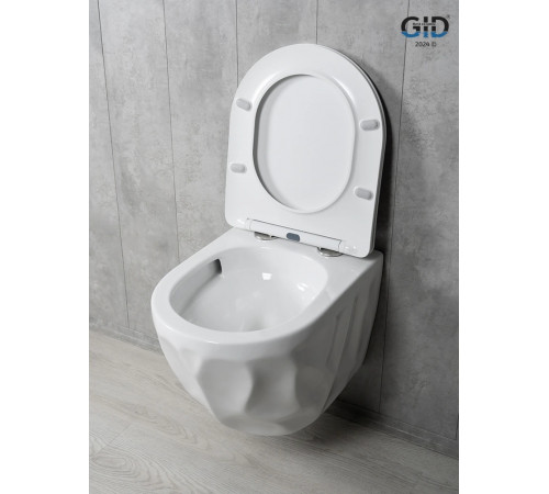 Подвесной унитаз GID Tornado Tr2196TFX 62263Y белый 49x35.5x34
