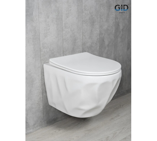 Подвесной унитаз GID Tornado Tr2196TFX 62263Y белый 49x35.5x34