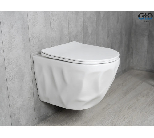 Подвесной унитаз GID Tornado Tr2196TFX 62263Y белый 49x35.5x34