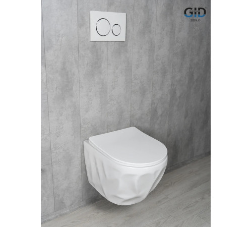 Подвесной унитаз GID Tornado Tr2196TFX 62263Y белый 49x35.5x34