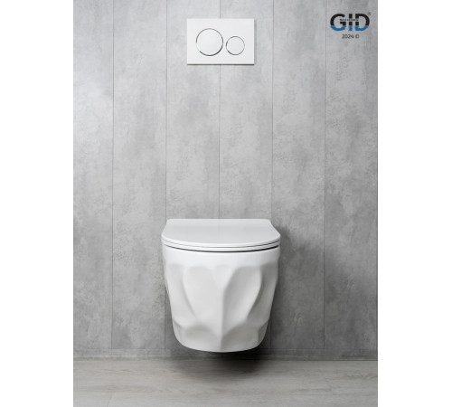 Подвесной унитаз GID Tornado Tr2196TFX 62263Y белый 49x35.5x34