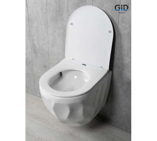 Подвесной унитаз GID Tornado Tr2196TFX 62263Y белый 49x35.5x34