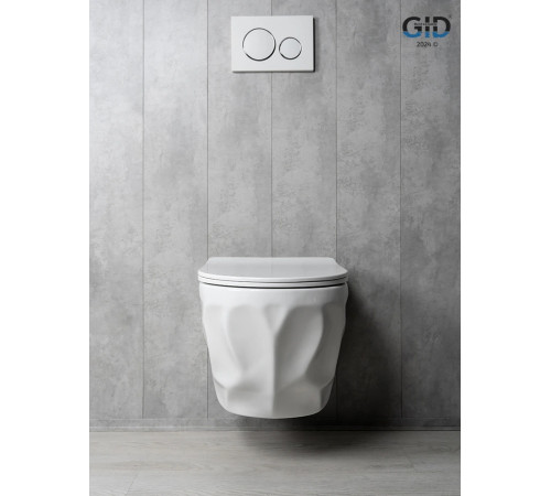 Подвесной унитаз GID Tornado Tr2196TFX 62263Y белый 49x35.5x34