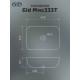 Раковина накладная Gid Mnc333T 54474 под камень глянцевый 46x32.5x13.5