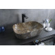 Раковина накладная Gid Mnc333T 54474 под камень глянцевый 46x32.5x13.5