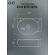 Раковина подвесная Gid N9100L 61103L белая 43.5x30x13