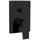Смеситель для душа Aquanet Static Black AF330-51B (с внутренней частью)