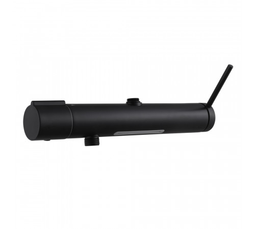 Стойка для душа ABBER Emotion AF8816BL с изливом, черный матовый