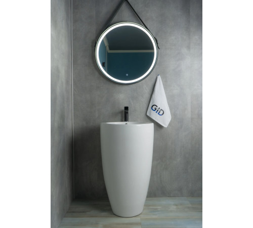 Раковина напольная Gid Nb133 81106 белая 49x49x82