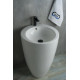 Раковина напольная Gid Nb133 81106 белая 49x49x82