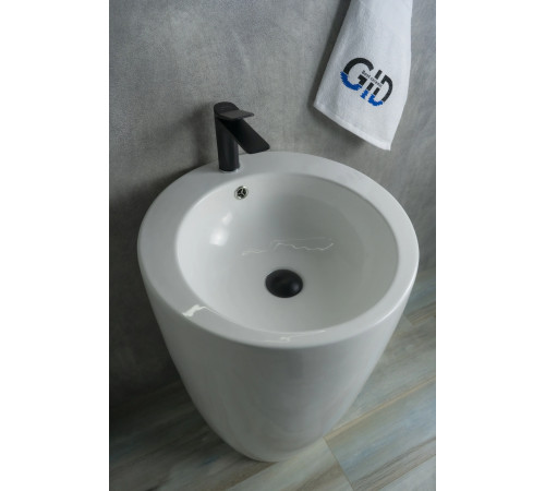 Раковина напольная Gid Nb133 81106 белая 49x49x82