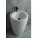 Раковина напольная Gid Nb133 81106 белая 49x49x82