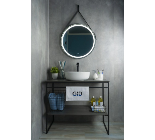 Раковина накладная Gid D1315 51182 белая 41.5x41.5x13.5