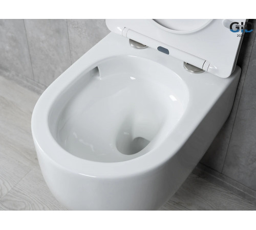 Подвесной унитаз GID Tornado Tr2133TF 62262Y белый 49x36x34