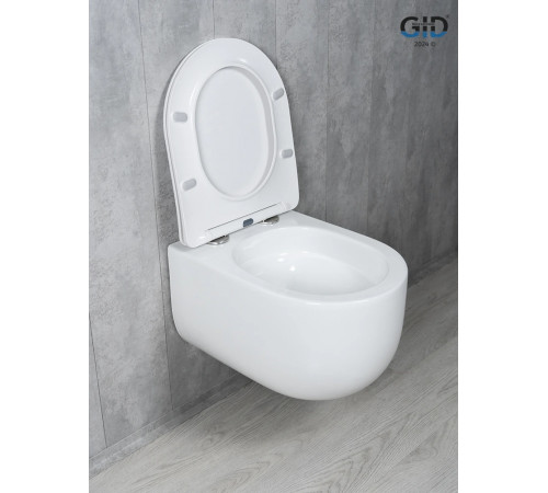 Подвесной унитаз GID Tornado Tr2133TF 62262Y белый 49x36x34