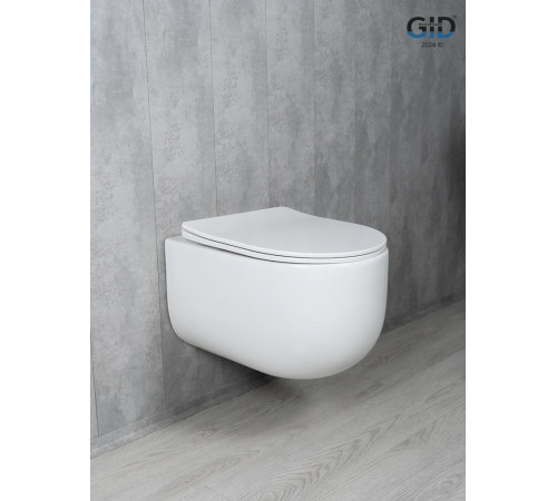 Подвесной унитаз GID Tornado Tr2133TF 62262Y белый 49x36x34
