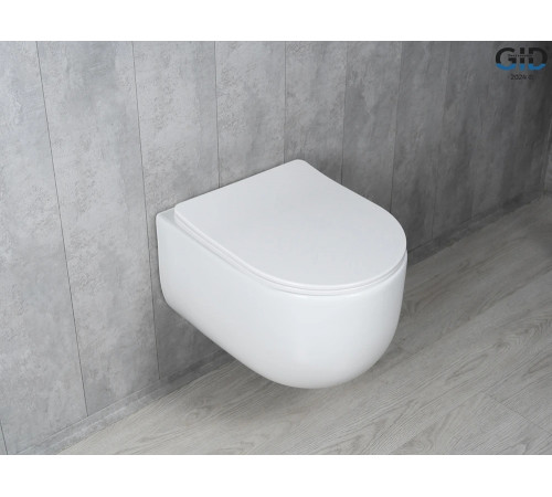 Подвесной унитаз GID Tornado Tr2133TF 62262Y белый 49x36x34