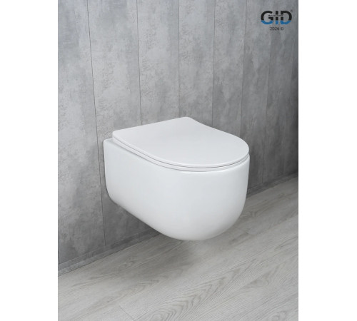 Подвесной унитаз GID Tornado Tr2133TF 62262Y белый 49x36x34