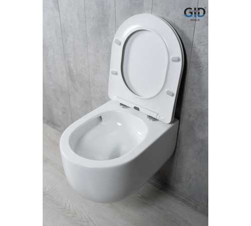 Подвесной унитаз GID Tornado Tr2133TF 62262Y белый 49x36x34