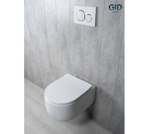 Подвесной унитаз GID Tornado Tr2133TF 62262Y белый 49x36x34