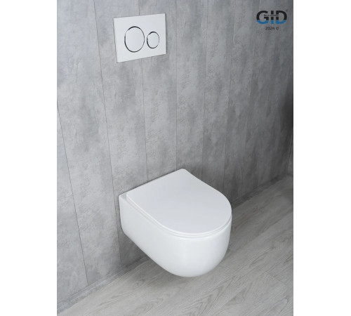 Подвесной унитаз GID Tornado Tr2133TF 62262Y белый 49x36x34