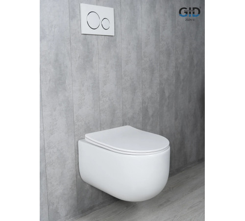 Подвесной унитаз GID Tornado Tr2133TF 62262Y белый 49x36x34