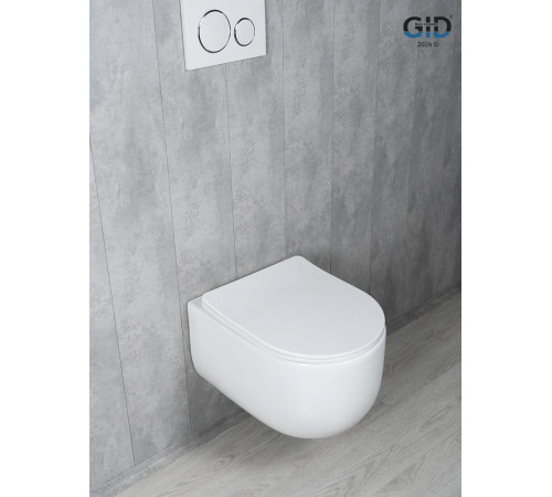 Подвесной унитаз GID Tornado Tr2133TF 62262Y белый 49x36x34