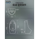Писсуар подвесной Gid Q9501 91105 белый 35x31x70