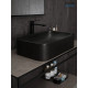 Раковина накладная Gid Bm9599 53366 черная матовая 61x38x15