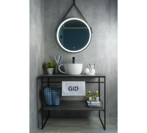 Раковина накладная Gid N9055 51186 белая 40x30x18