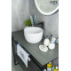 Раковина накладная Gid N9055 51186 белая 40x30x18
