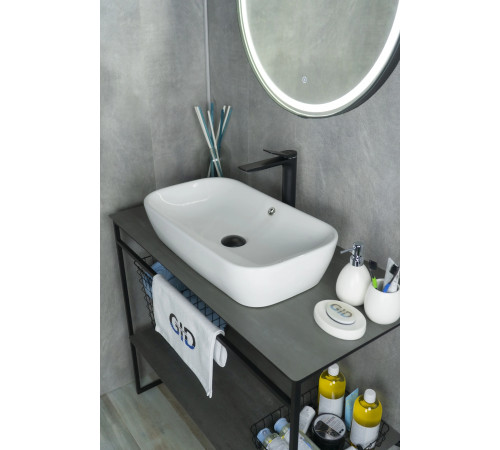 Раковина накладная Gid N9217 51132 белая 61x34x13.5