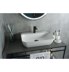 Раковина накладная Gid N9047 51184 белая 55x42x15