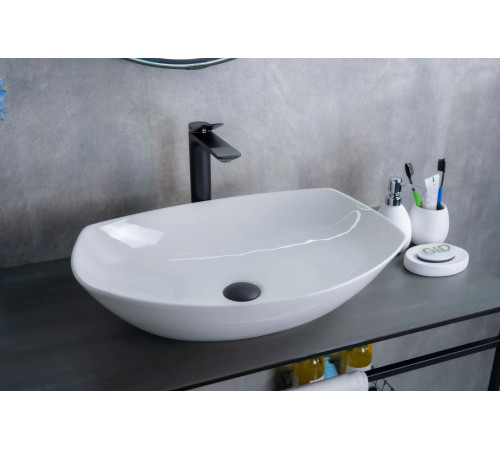 Раковина накладная Gid N9137 51177 белая 56x40x16