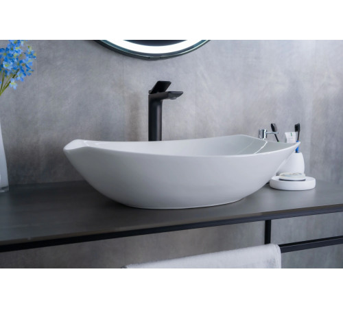 Раковина накладная Gid N9137 51177 белая 56x40x16