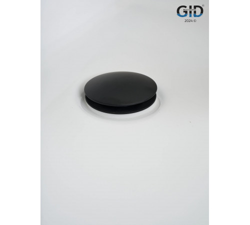 Клапан донный GID универсальный G-59BM 76605K черный матовый 7x7x10