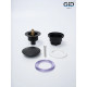 Клапан донный GID универсальный G-59BM 76605K черный матовый 7x7x10