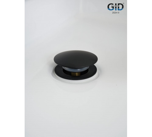 Клапан донный GID универсальный G-59BM 76605K черный матовый 7x7x10
