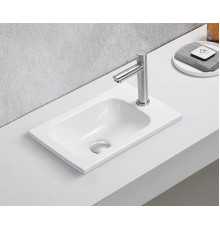 Раковина встраиваемая Gid N3340 71170 белая 40.5x26x10